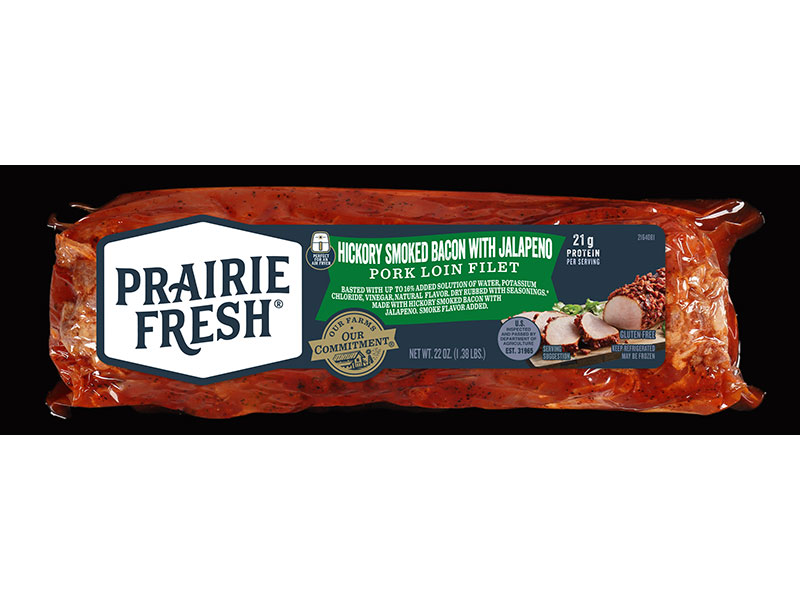 Pork Loin Filet with Hickory Smoked with Jalapeno 22 oz. | Prairie Fresh®