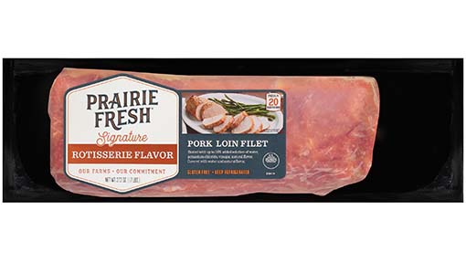 Pork Loin Filet With Rotisserie Flavor - Prairie Fresh