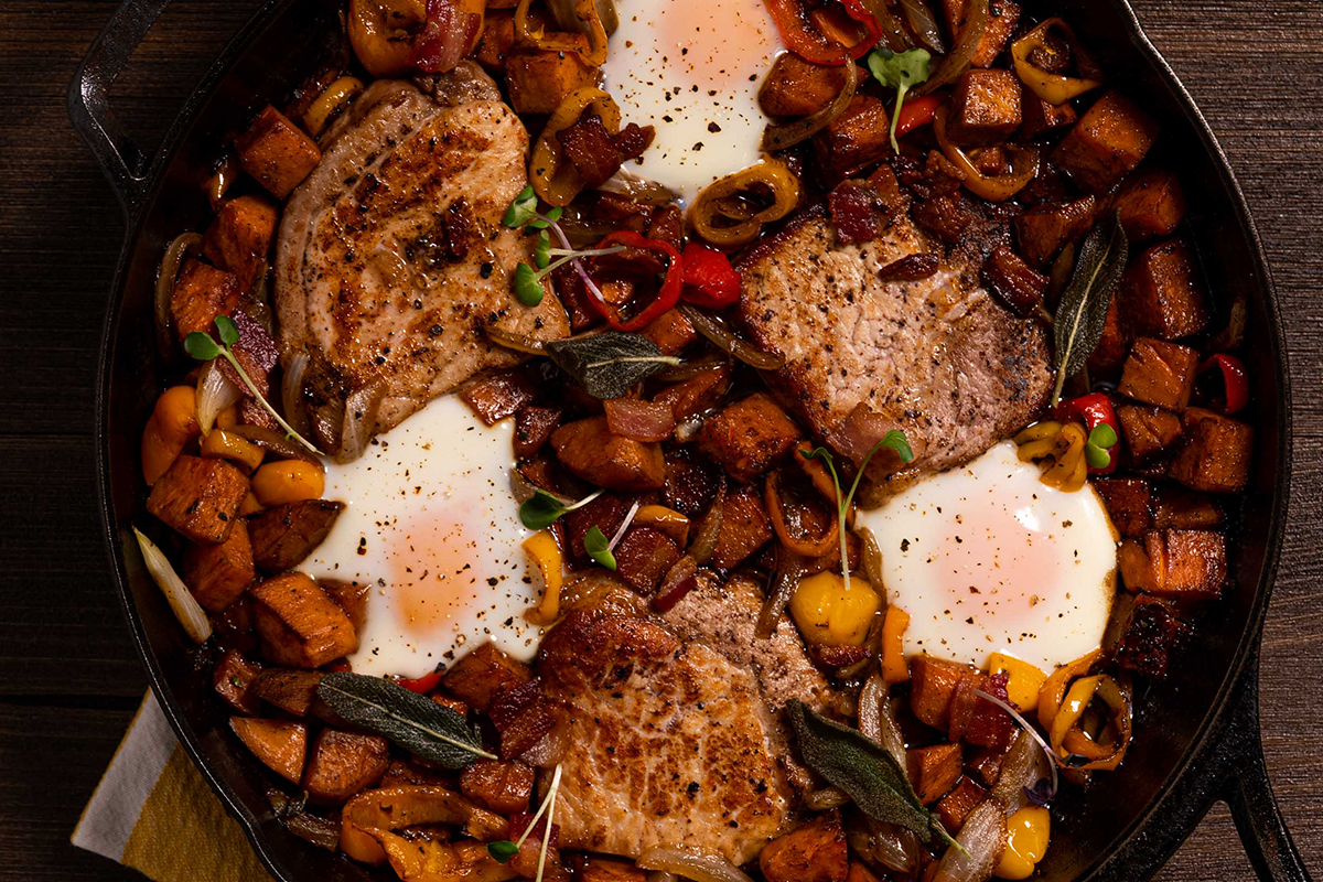 Savory Cast Iron Skillet Potatoes