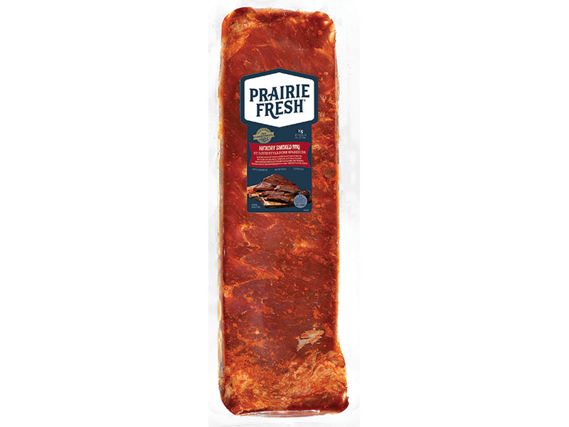St. Louis Style Pork Spareribs Dry Rubbed with Hickory Smoked BBQ Seasoning | Prairie Fresh®