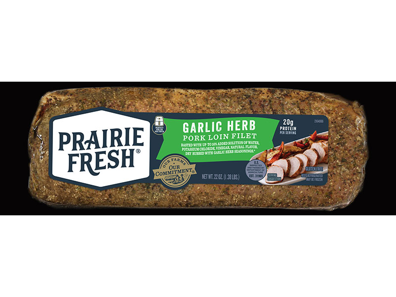 Pork Loin Filet Garlic Herb 22 oz | Prairie Fresh®
